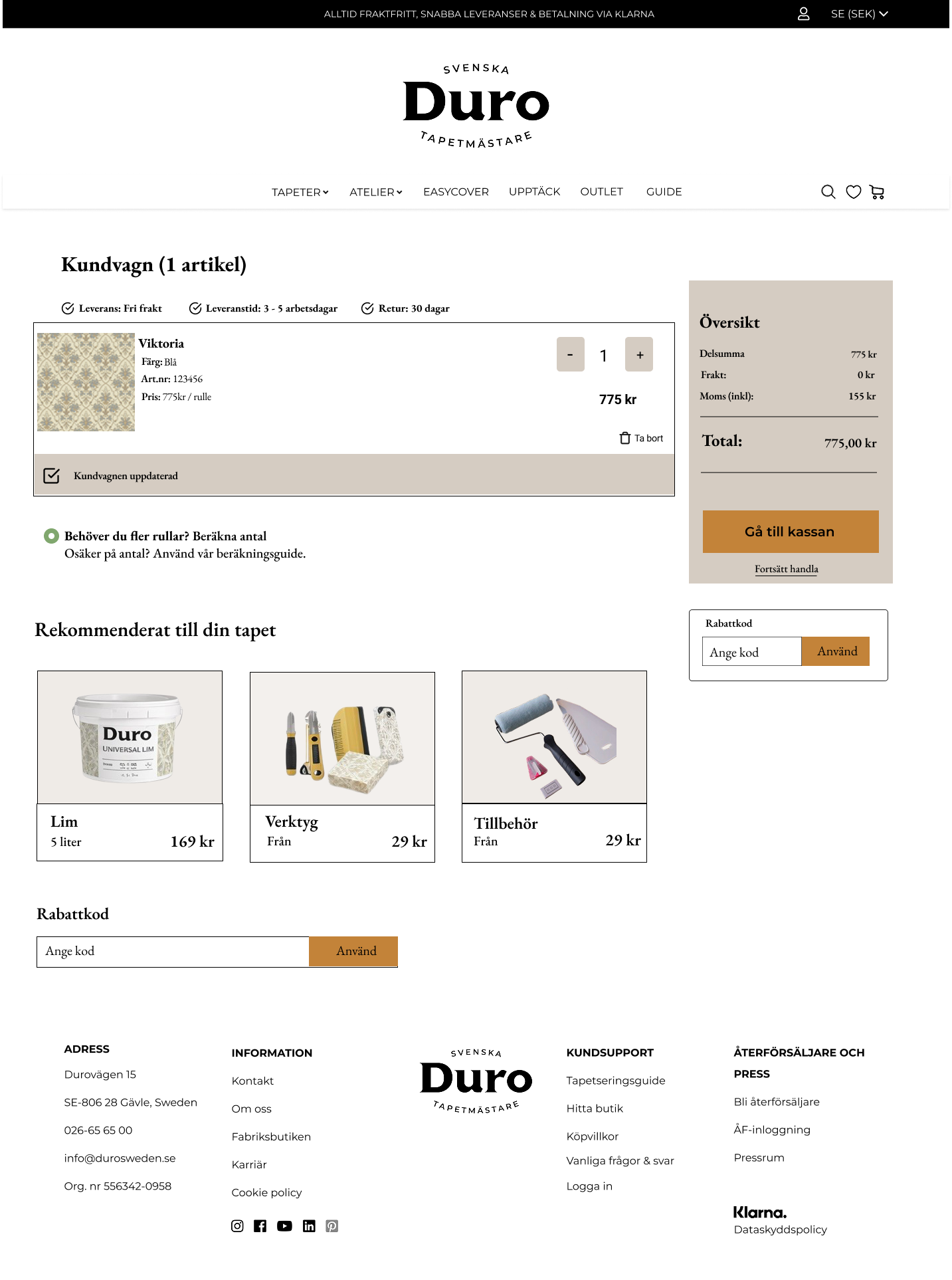Duro Sweden projektbild